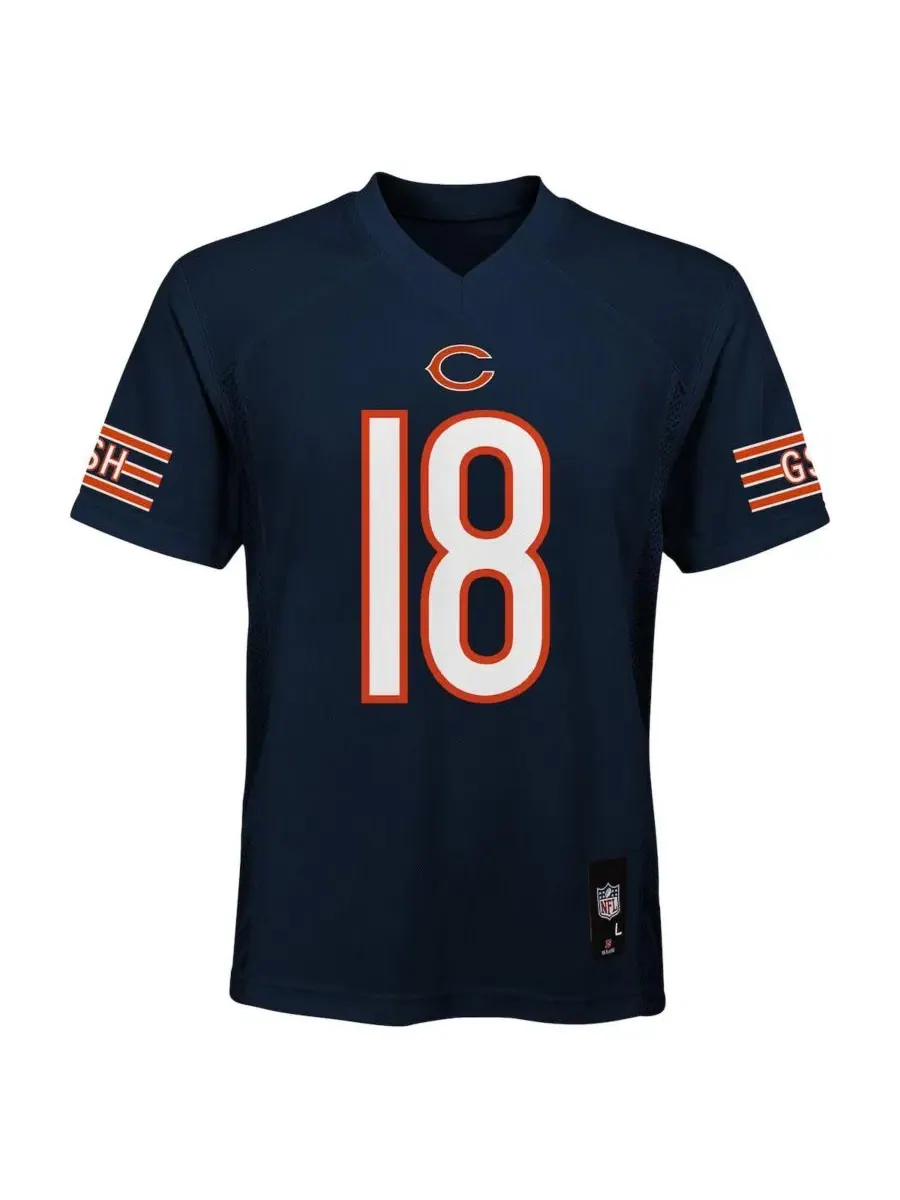 Реплика джерси Кейлеба Уильямса Navy Chicago Bears Outerstuff — изображение 2 из 3, темно-синий