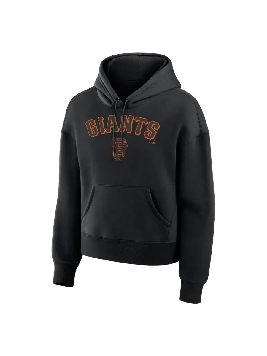 Женский худи с капюшоном из флиса с принтом Lockup Legacy San Francisco Giants Fanatics — изображение 2 из 3, черный