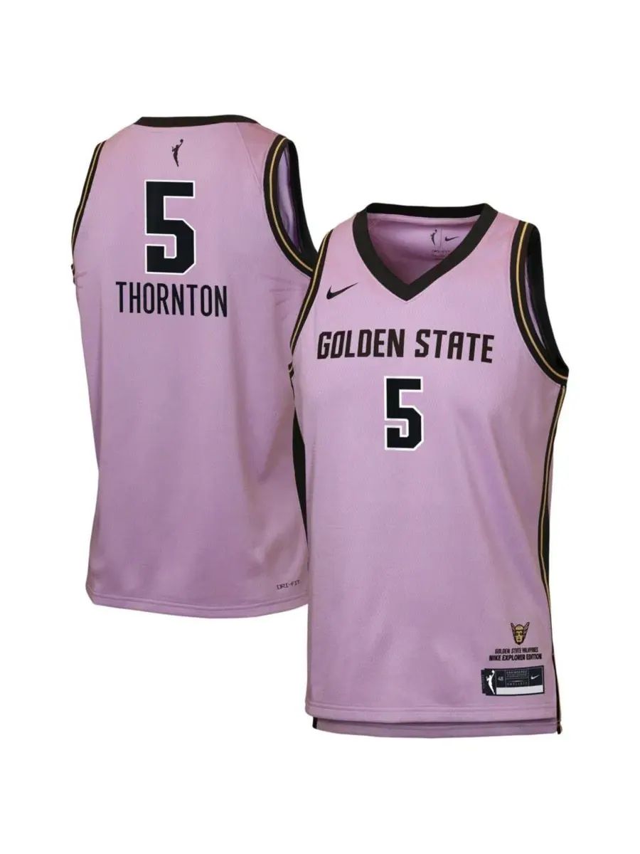 Детская футболка Kayla Thornton Explorer Edition Golden State Valkyries Nike — изображение 1 из 3, фиолетовый