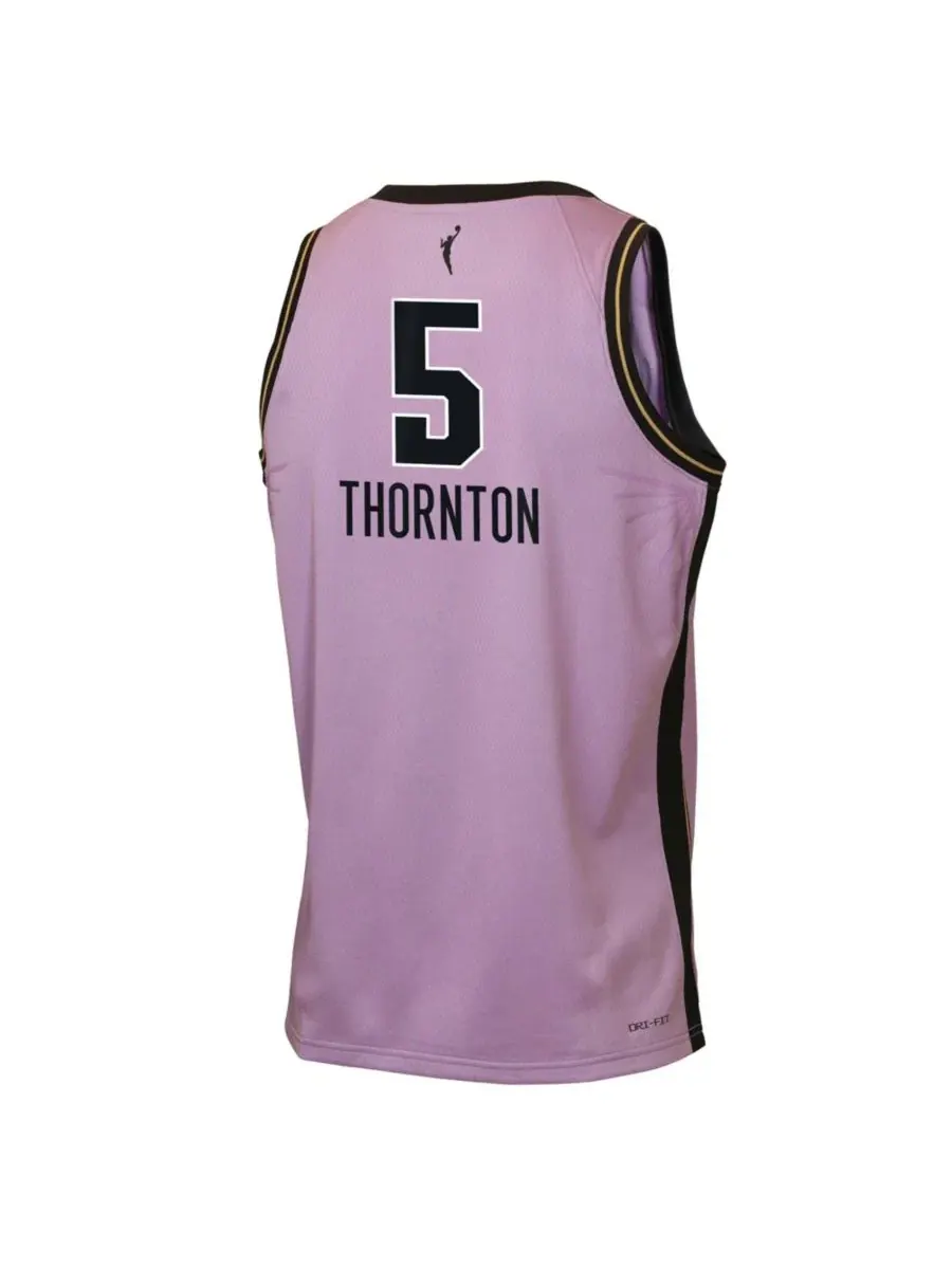 Детская футболка Kayla Thornton Explorer Edition Golden State Valkyries Nike — изображение 2 из 3, фиолетовый