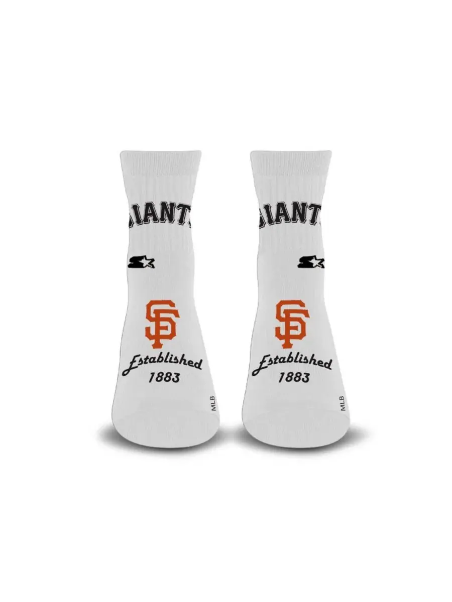 Носки четвертной длины с принтом San Francisco Giants Established Stencil Starter — изображение 1 из 1, белый
