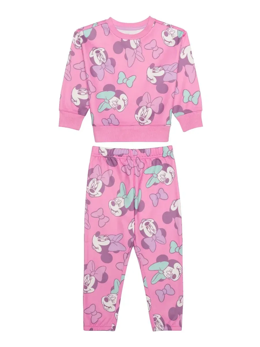 Детский комплект из свитшота и джоггеров с принтом Minnie Mouse Epic Threads, Bon Bon