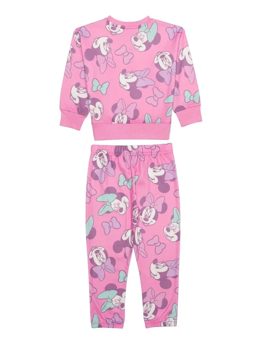 Детский комплект из свитшота и джоггеров с принтом Minnie Mouse Epic Threads, Bon Bon — изображение 2 из 5