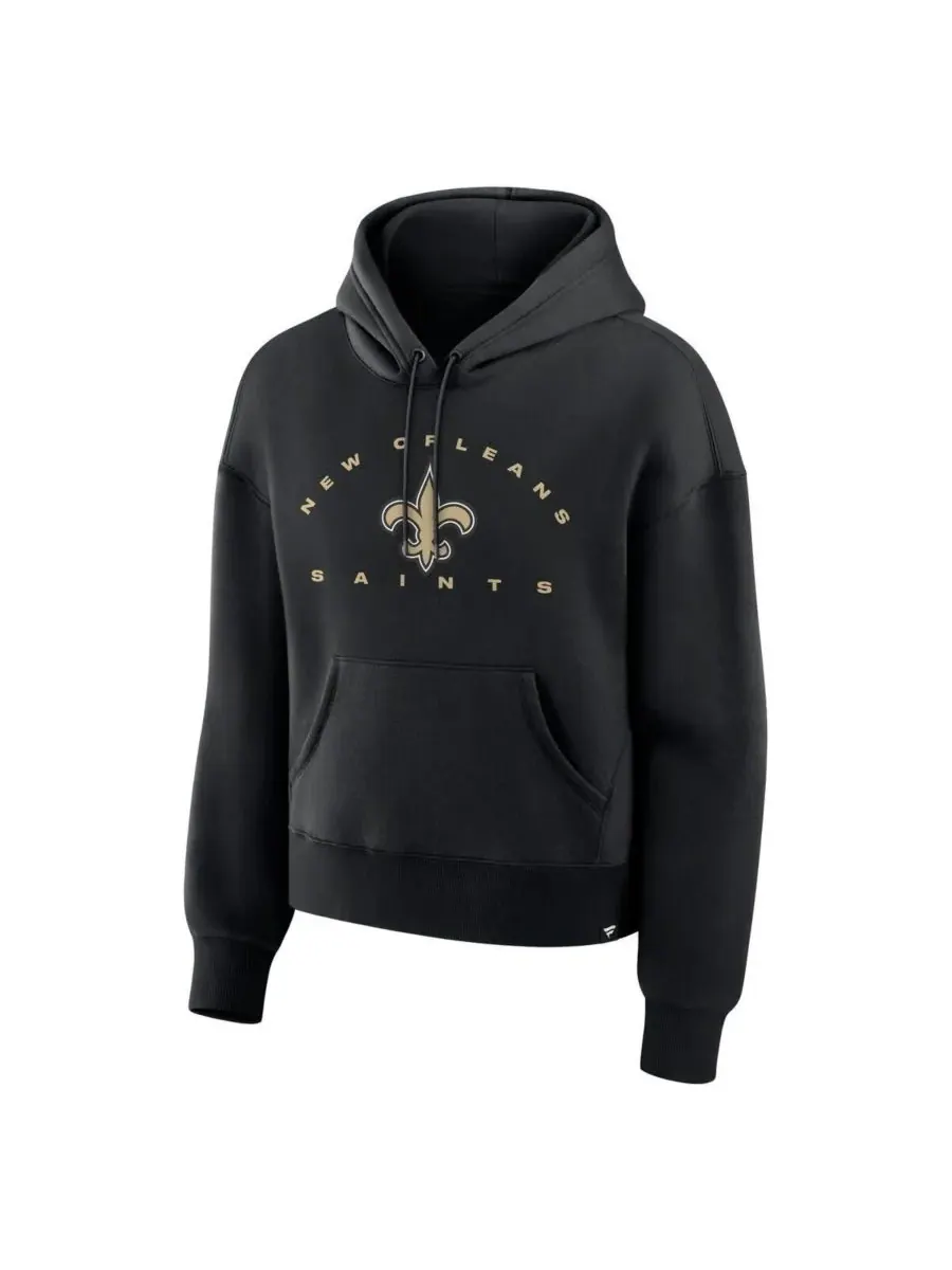 Fanatics Женская черная толстовка с капюшоном New Orleans Saints Eligible Receiver Legacy — изображение 3 из 5, черный