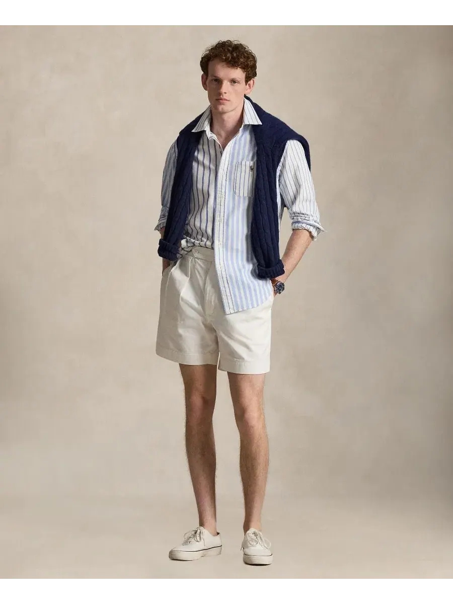 Мужская рубашка с длинным рукавом с принтом, модель Nautical Funshirt Polo Ralph Lauren, 7274 — изображение 2 из 5