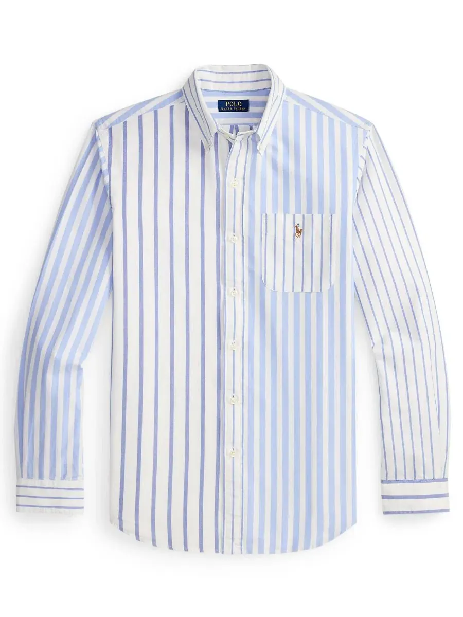 Мужская рубашка с длинным рукавом с принтом, модель Nautical Funshirt Polo Ralph Lauren, 7274 — изображение 5 из 5