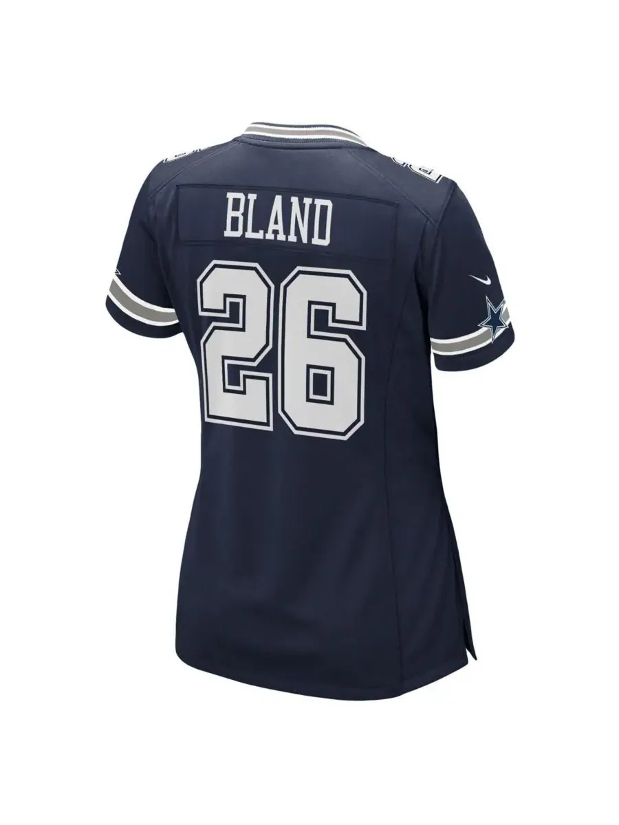 Nike Женская игровая футболка DaRon Bland темно-синего цвета с символикой команды Dallas Cowboys — изображение 2 из 3