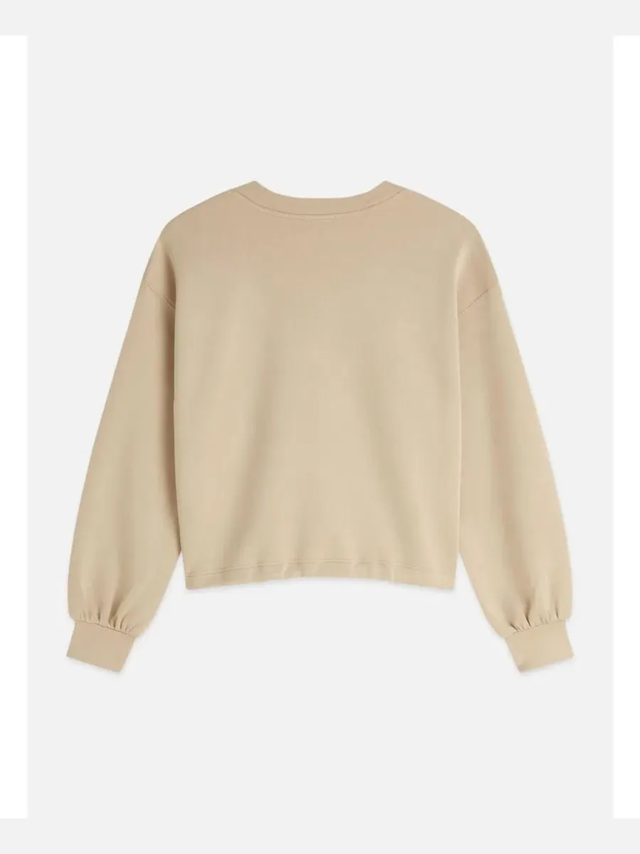 Женская толстовка с V-образным вырезом из модала SCOTCH & SODA, Doeskin — изображение 5 из 5
