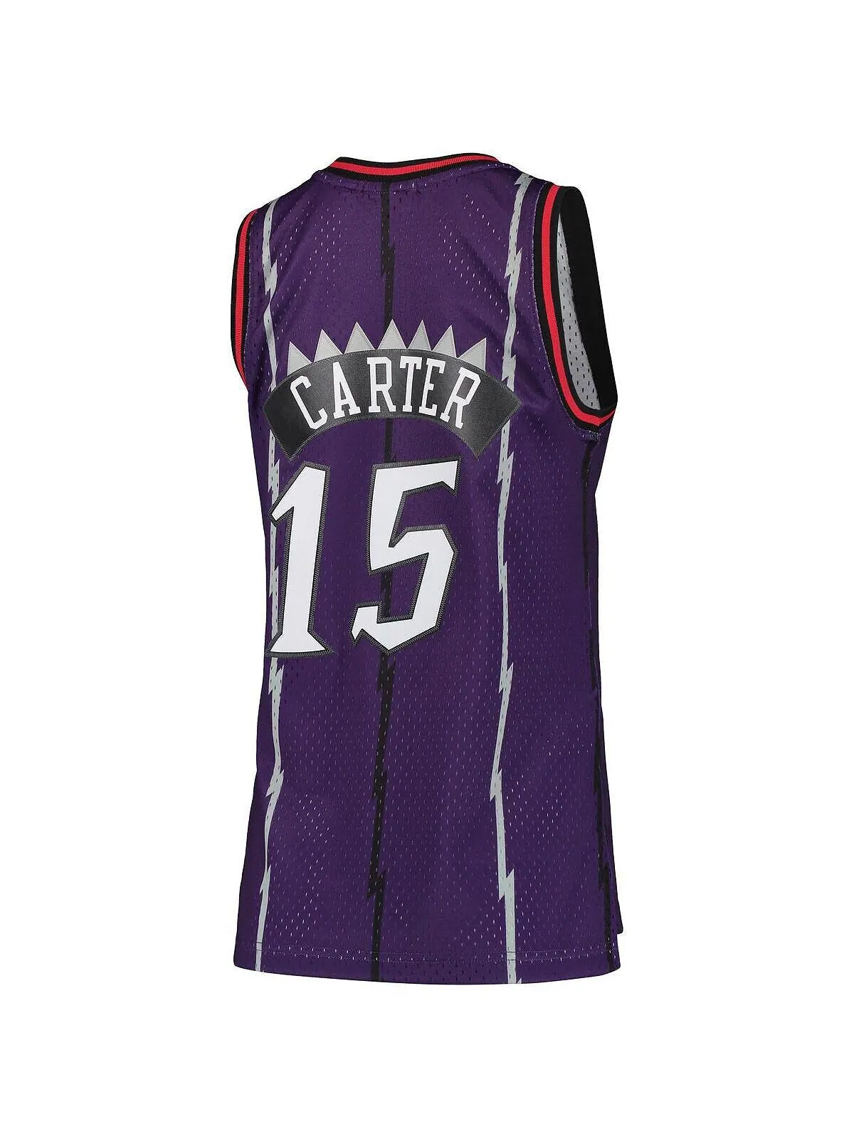 Женская фиолетовая майка Vince Carter Toronto Raptors 1998-99 Hardwood Classics Swingman Mitchell & — изображение 2 из 3