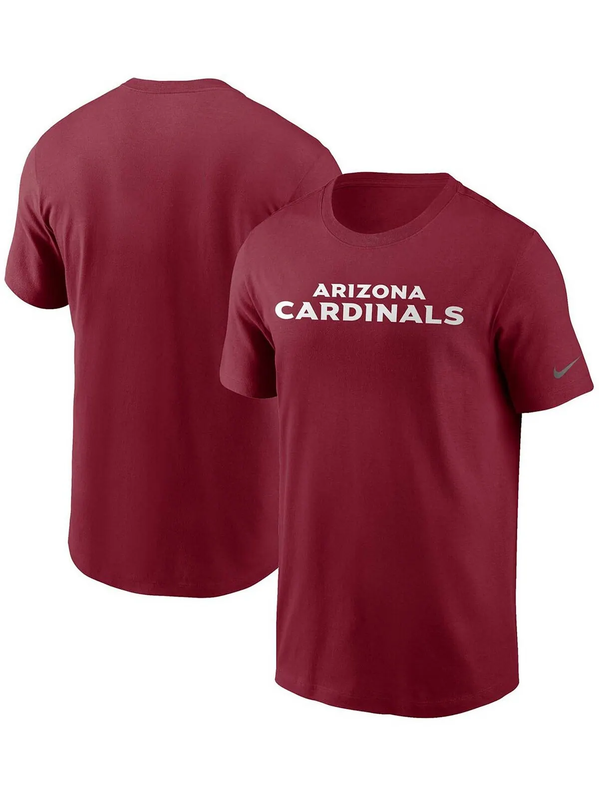 Мужская футболка Cardinal Arizona Cardinals Team с надписью Nike — изображение 1 из 3, красный