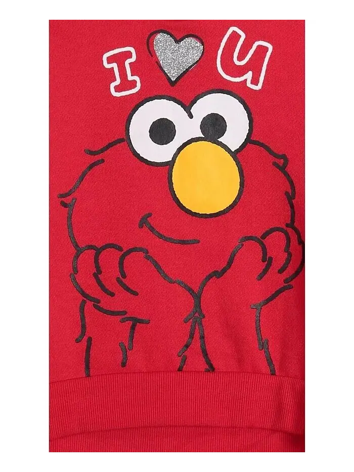 Комплект из худи и леггинсов из радужного флиса для маленьких девочек Sesame Street — изображение 5 из 6