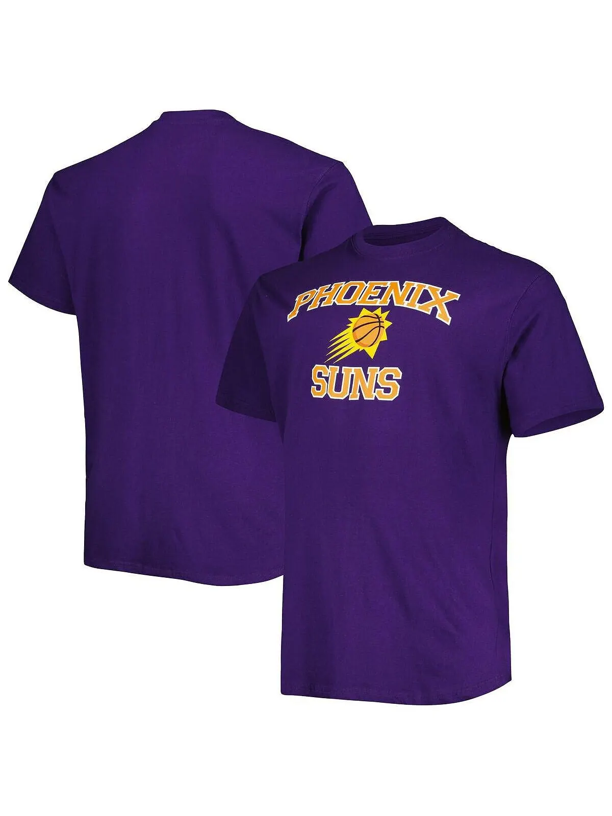 Мужская фиолетовая футболка phoenix suns big and tall heart and soul Profile — изображение 1 из 3, фиолетовый