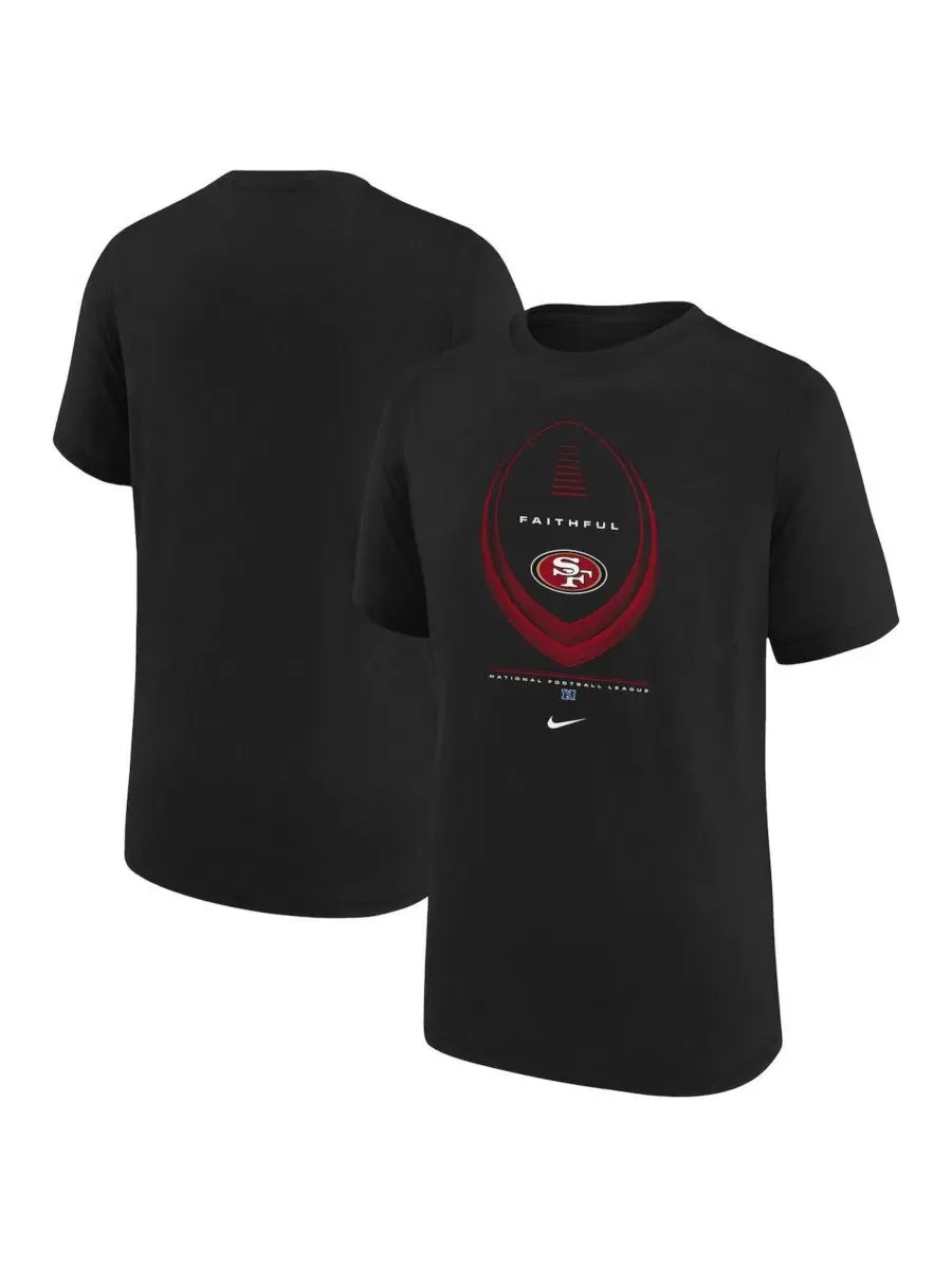 Футболка Nike Icon Legend Dri-FIT с коротким рукавом, San Francisco 49ers — изображение 1 из 3, черный