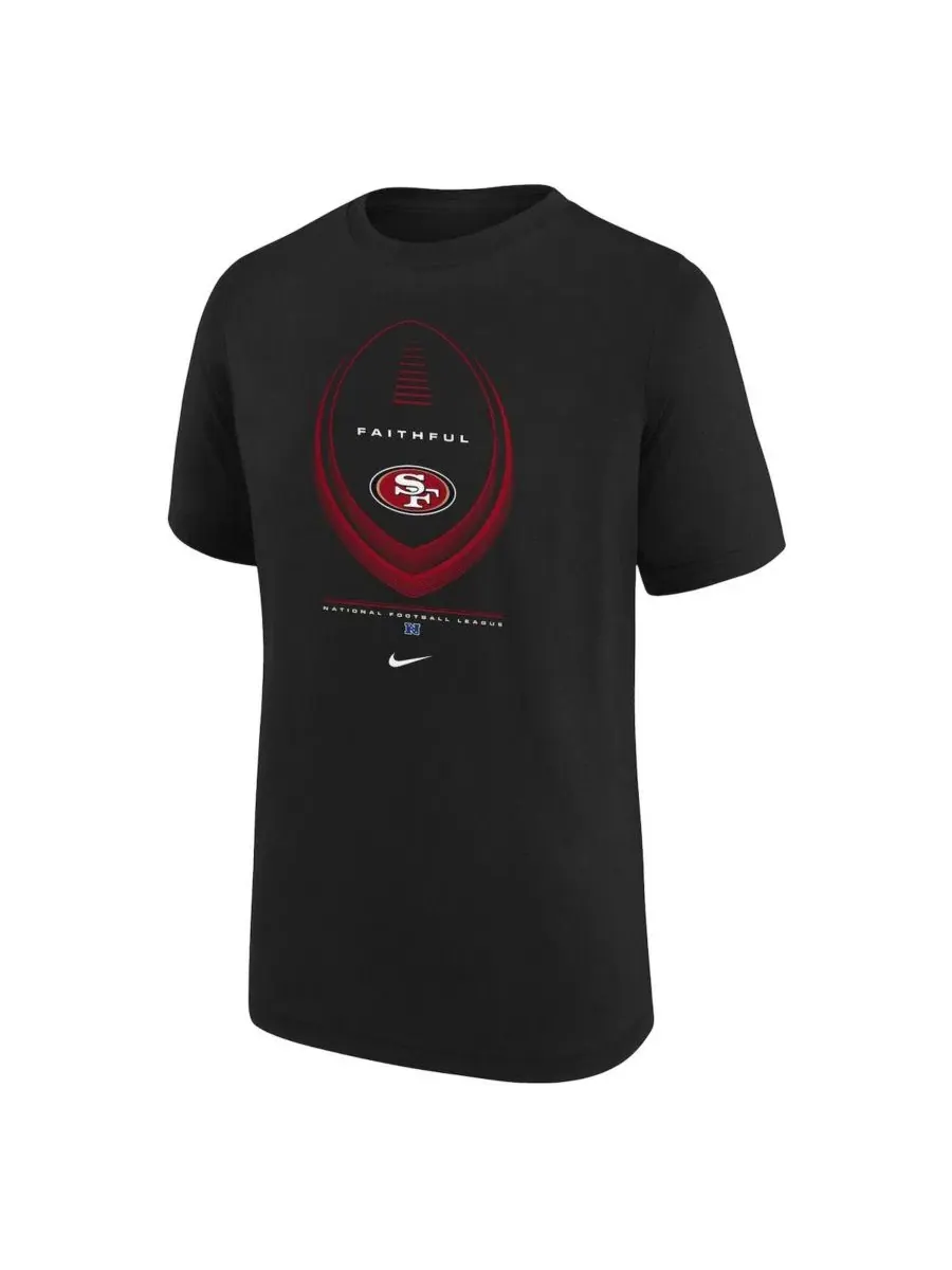 Футболка Nike Icon Legend Dri-FIT с коротким рукавом, San Francisco 49ers — изображение 2 из 3, черный