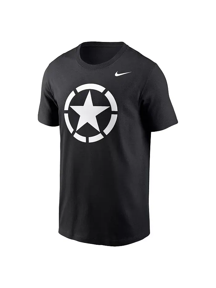 Мужская футболка Black Army Black Knights 2024 Rivalry Collection Star Nike — изображение 3 из 3