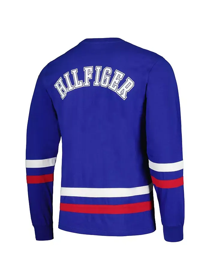 Мужская футболка с длинным рукавом Royal New York Giants Nolan Tommy Hilfiger — изображение 2 из 3