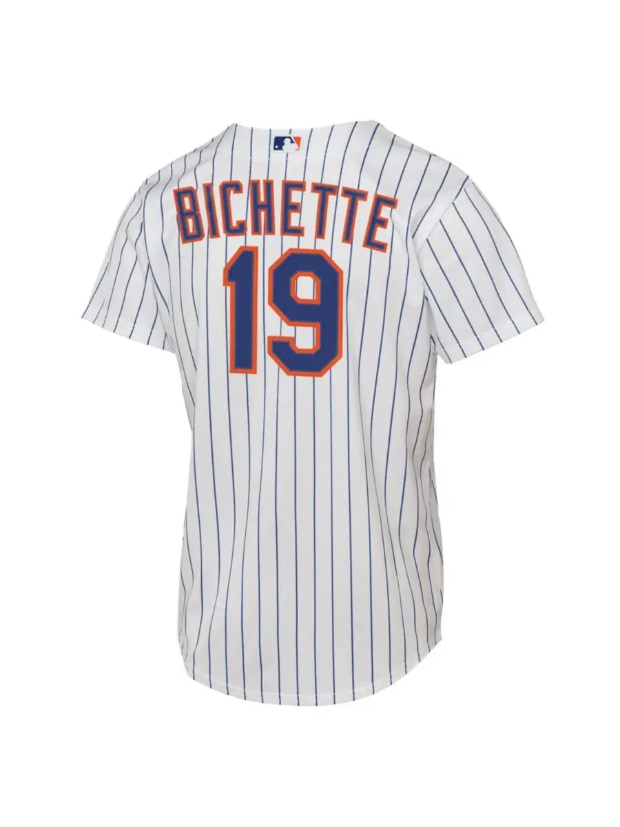 Детская футболка с длинным рукавом Nike Bo Bichette Home Baseline Jersey — изображение 3 из 3, белый
