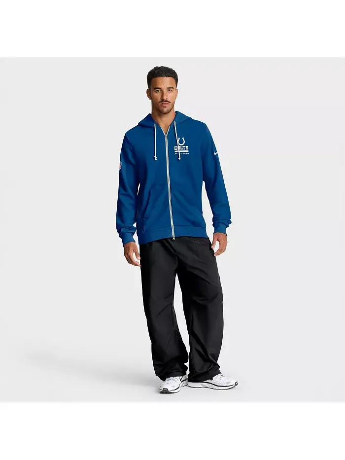 Мужская официальная утилитарная толстовка с молнией Royal Indianapolis Colts Sideline Standard — изображение 3 из 5