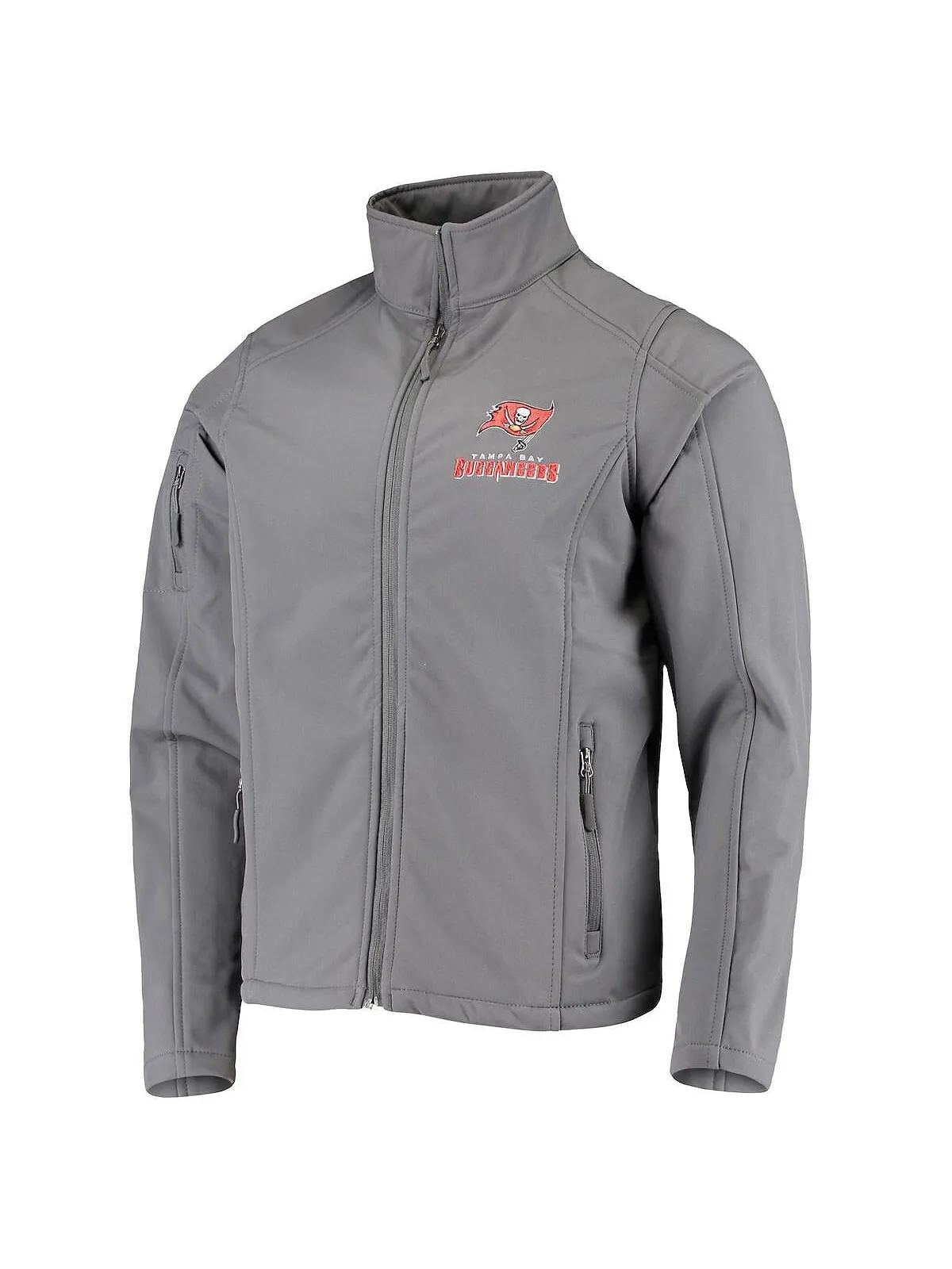 Мужская куртка pewter tampa bay buccaneers sonoma softshell с молнией во всю длину Dunbrooke — изображение 2 из 4