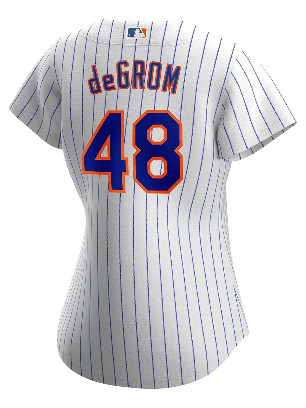 Женская белая футболка Jacob Degrom New York Mets Home Replica Player Nike — изображение 2 из 3, белый