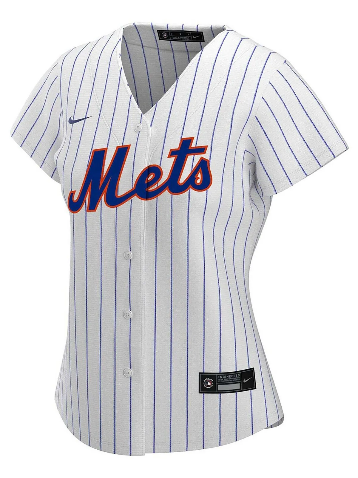 Женская белая футболка Jacob Degrom New York Mets Home Replica Player Nike — изображение 3 из 3, белый