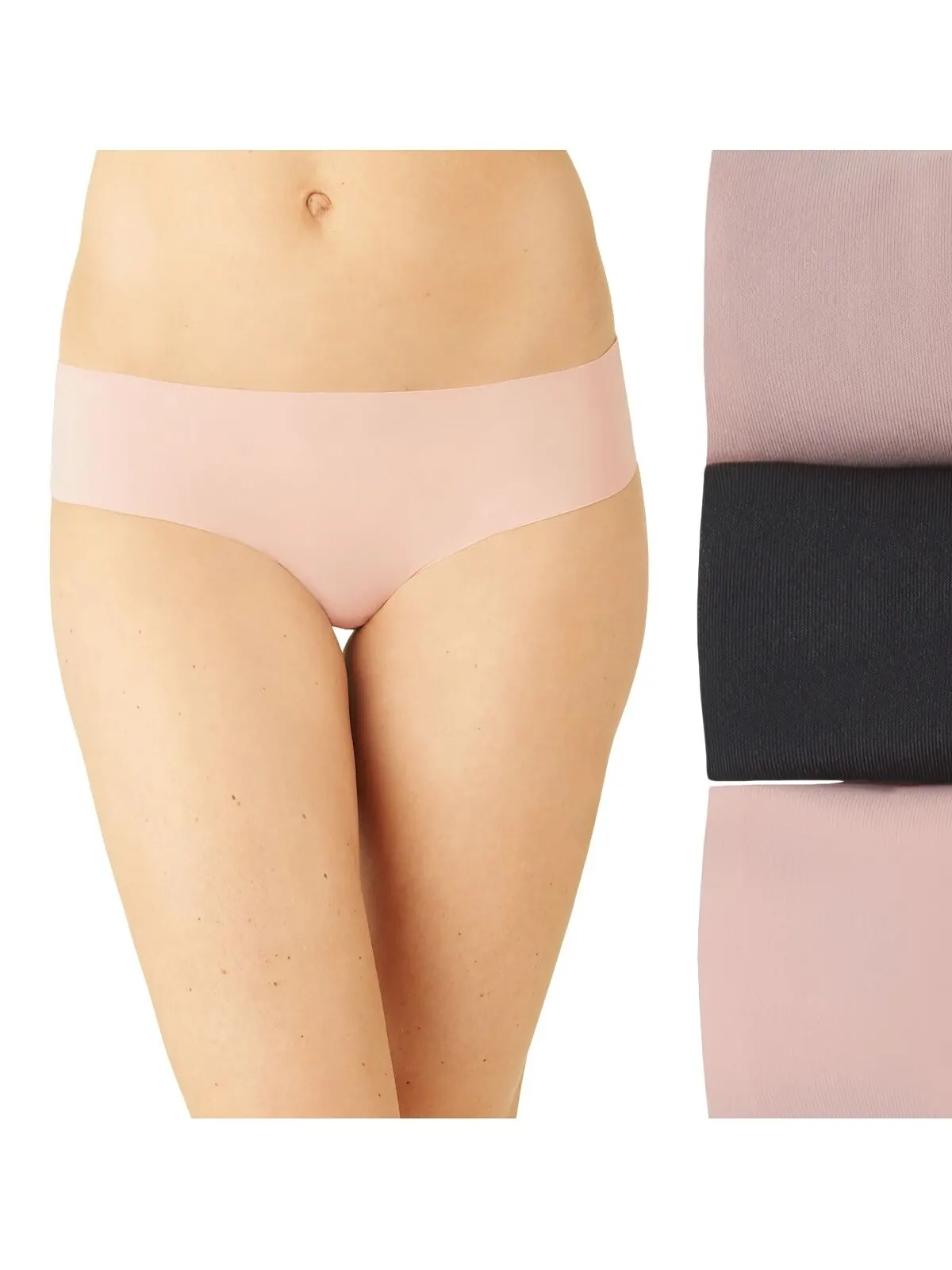 Женские 3 шт. Нижнее белье b.bare Cheeky Tanga 970467 b.tempt'd — изображение 1 из 2, розовый