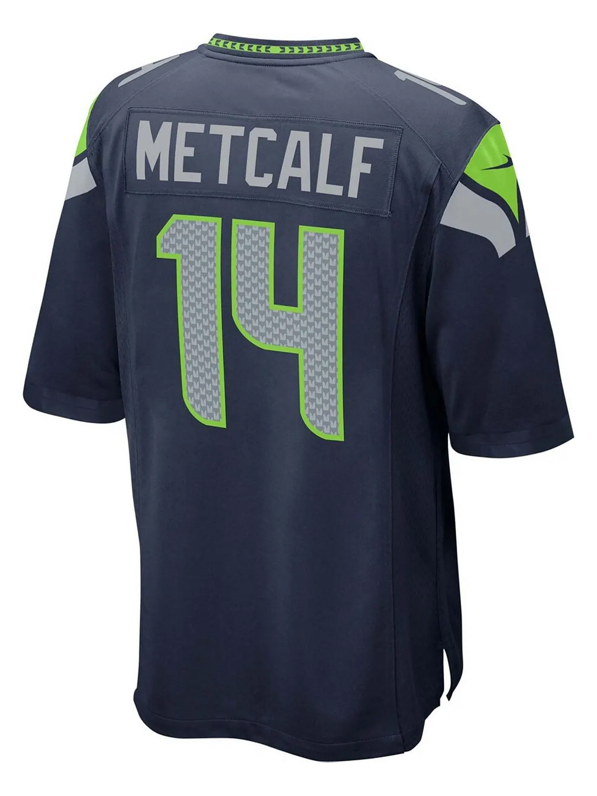 Мужское темно-синее джерси Seattle Seahawks DK Metcalf Game Player Nike — изображение 3 из 4, темно-синий