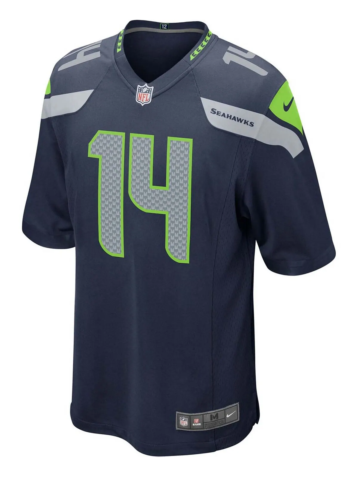 Мужское темно-синее джерси Seattle Seahawks DK Metcalf Game Player Nike — изображение 4 из 4, темно-синий