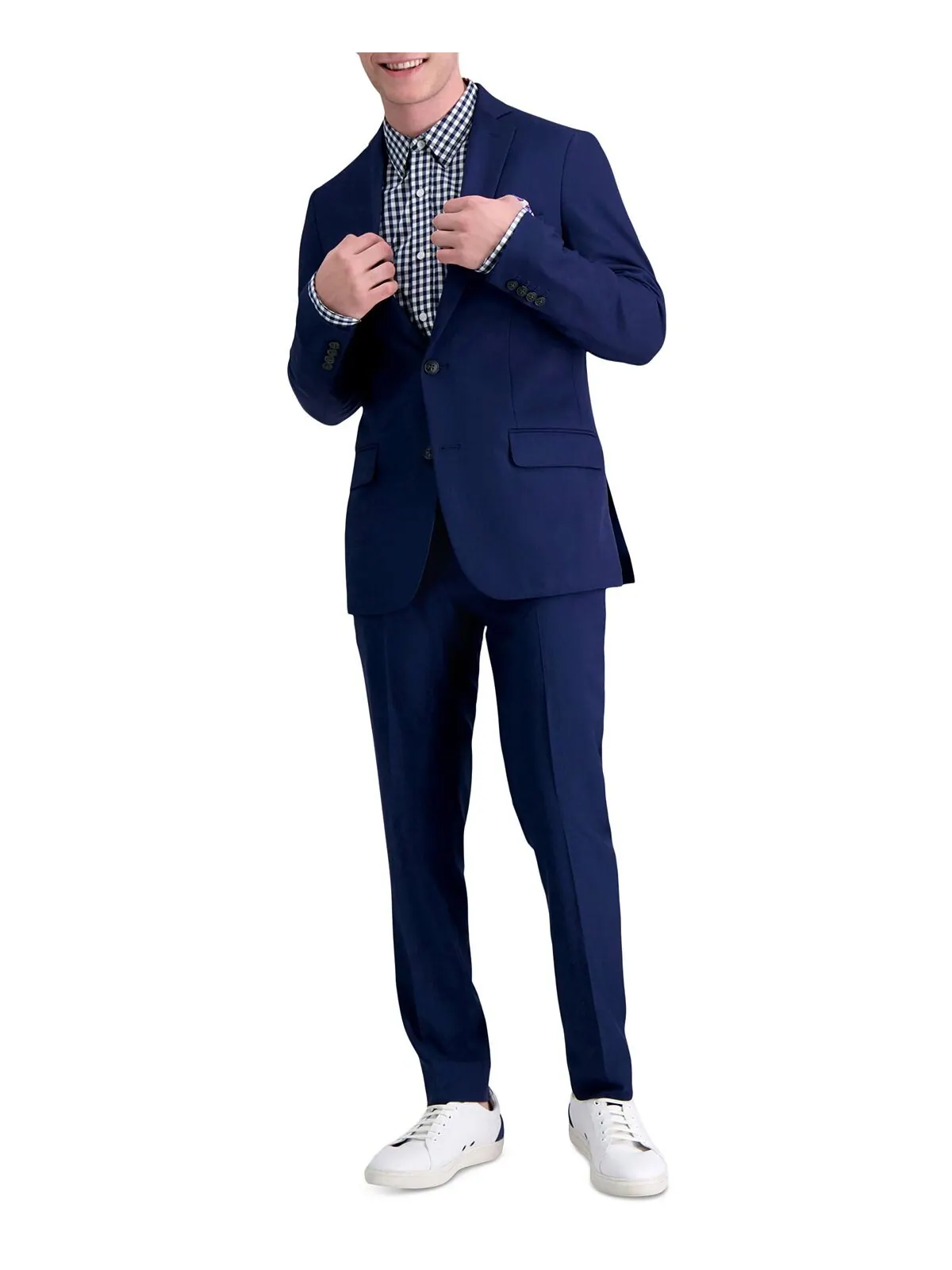 Мужские раздельные брюки Smart Wash Tech Suit Slim Fit Haggar — изображение 3 из 8, черный