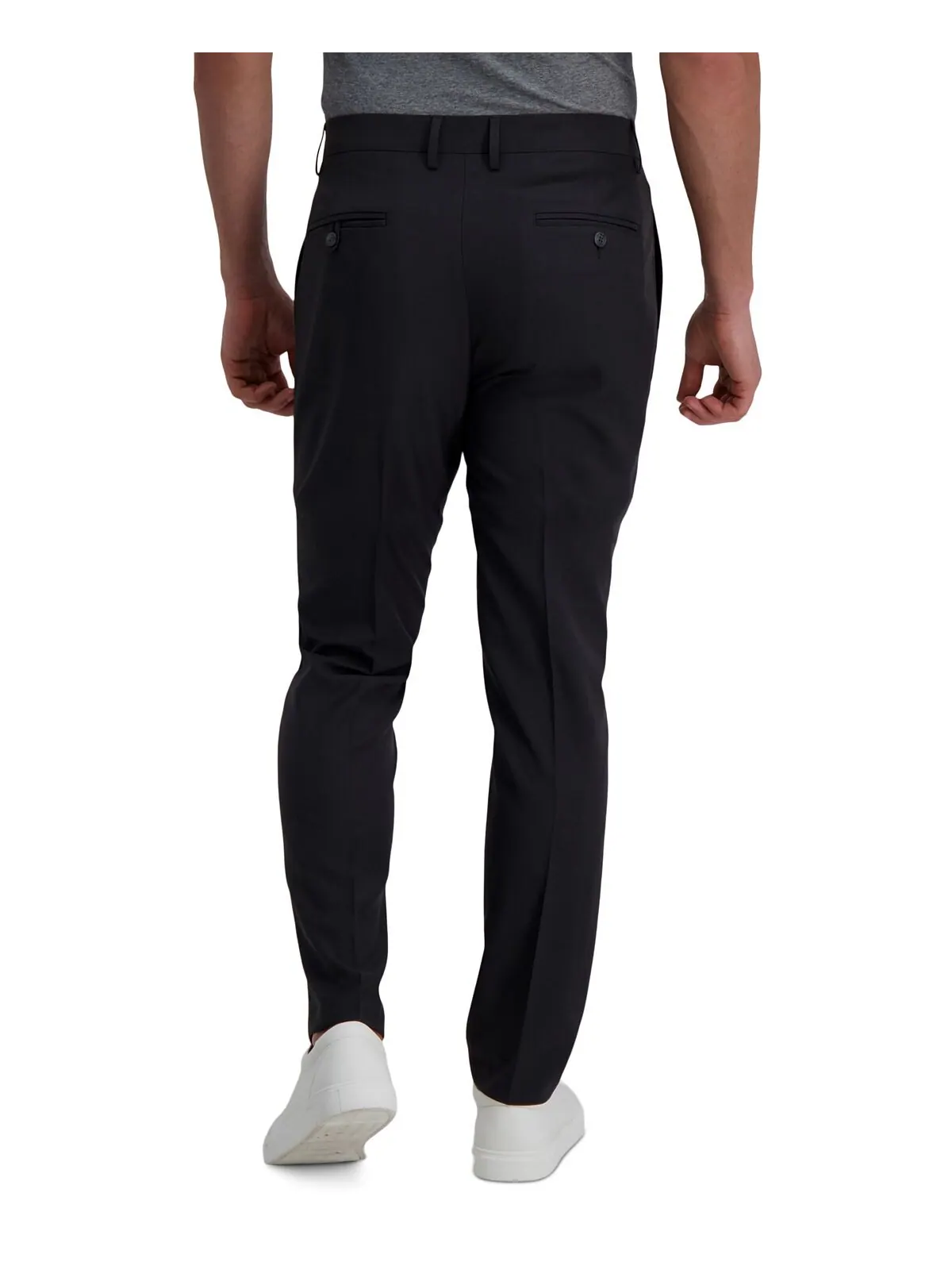 Мужские раздельные брюки Smart Wash Tech Suit Slim Fit Haggar — изображение 5 из 6, темно-серый