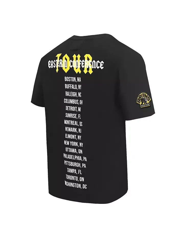 Мужская черная футболка Boston Bruins City Tour Pro Standard — изображение 2 из 4
