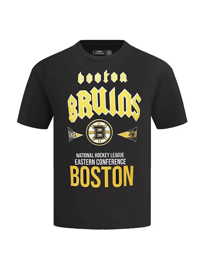 Мужская черная футболка Boston Bruins City Tour Pro Standard — изображение 3 из 4