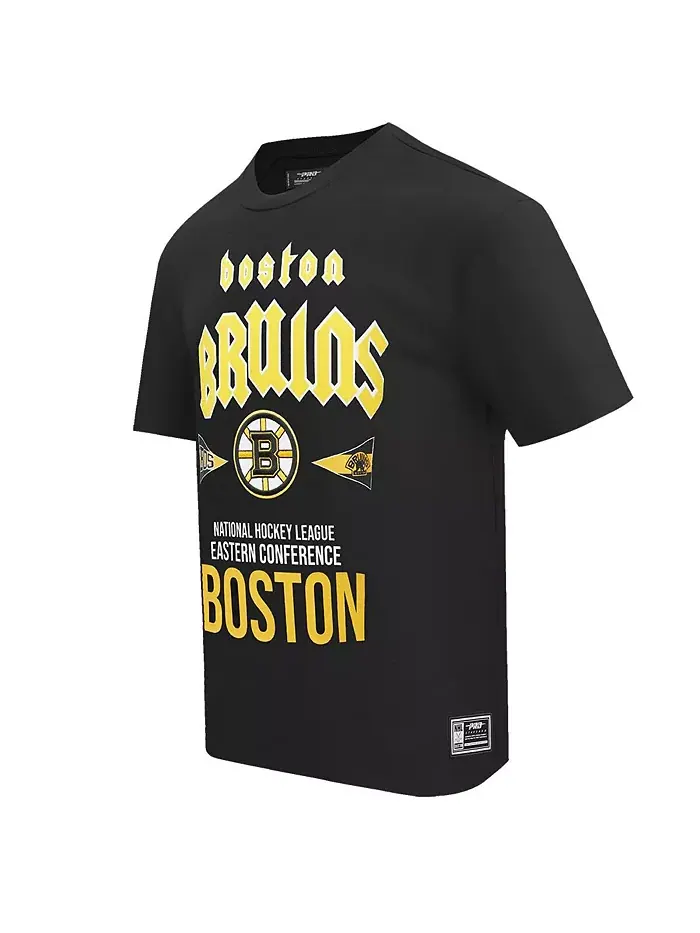 Мужская черная футболка Boston Bruins City Tour Pro Standard — изображение 4 из 4