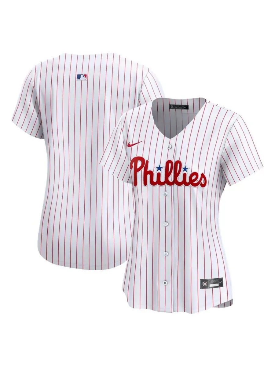 Nike Женская белая домашняя футболка Philadelphia Phillies, ограниченный тираж — изображение 1 из 3, белый