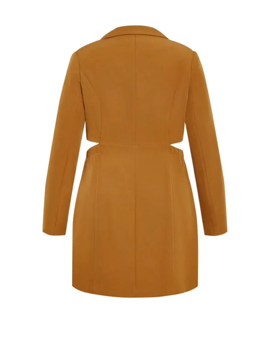 Женское платье-смокинг Twyla CITY CHIC, Salted Caramel — изображение 4 из 4