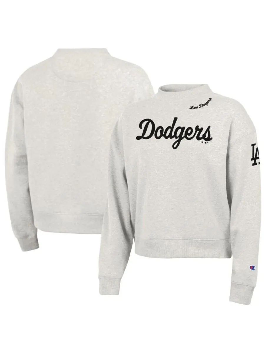 Свитшот женский Triumph Tri-Blend с принтом Los Angeles Dodgers Champion