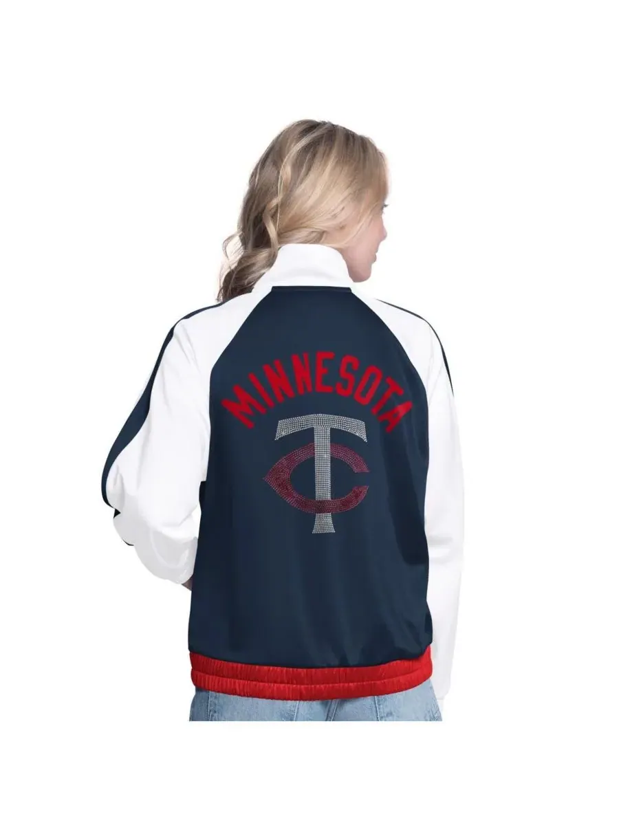 G-III Sports by Carl Banks Женская белая/темно-синяя спортивная куртка Minnesota Twins Rally с — изображение 2 из 2