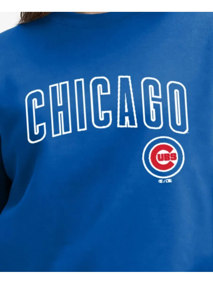 Свитшот женский с принтом All-Star Chicago Cubs Champion — изображение 5 из 5, королевский