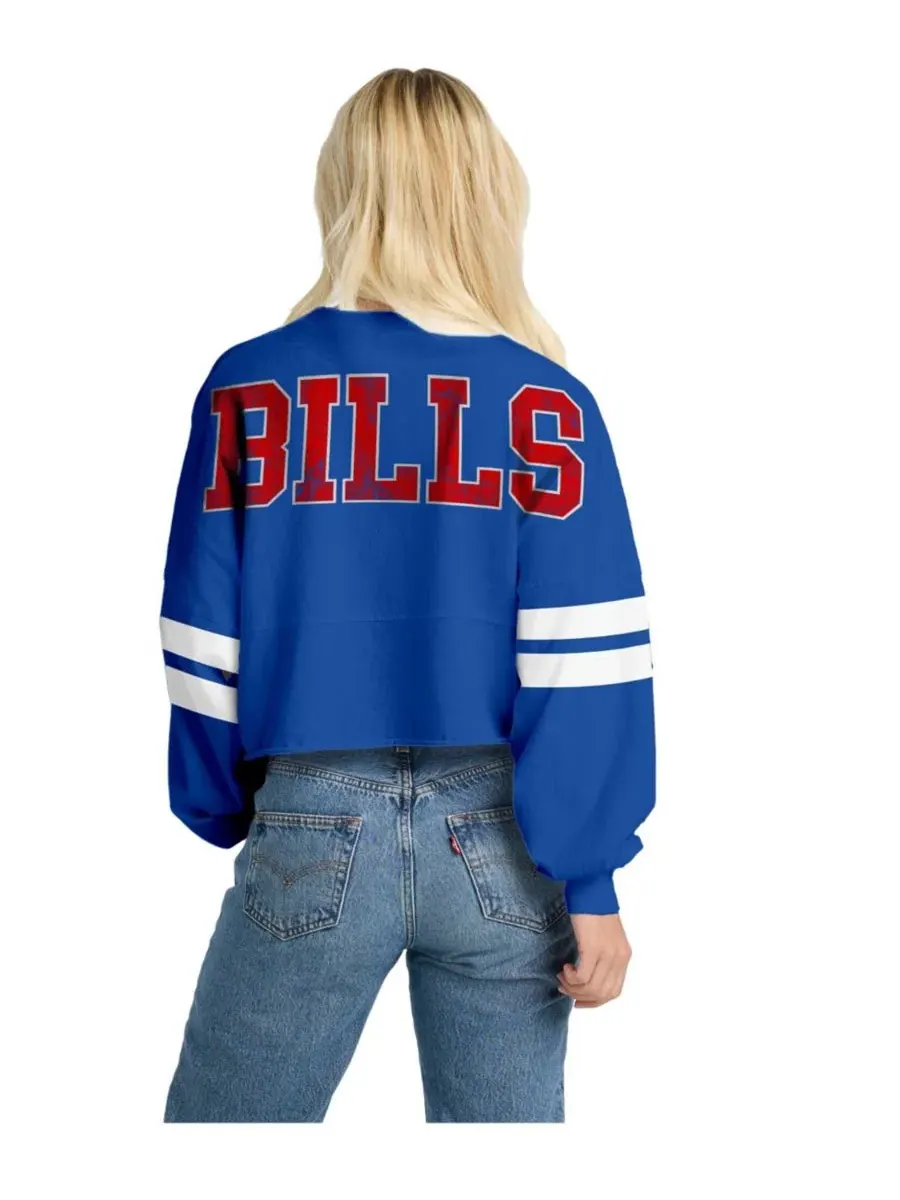 Футболка с длинным рукавом оверсайз с принтом Spirit Jersey — изображение 2 из 2, королевский
