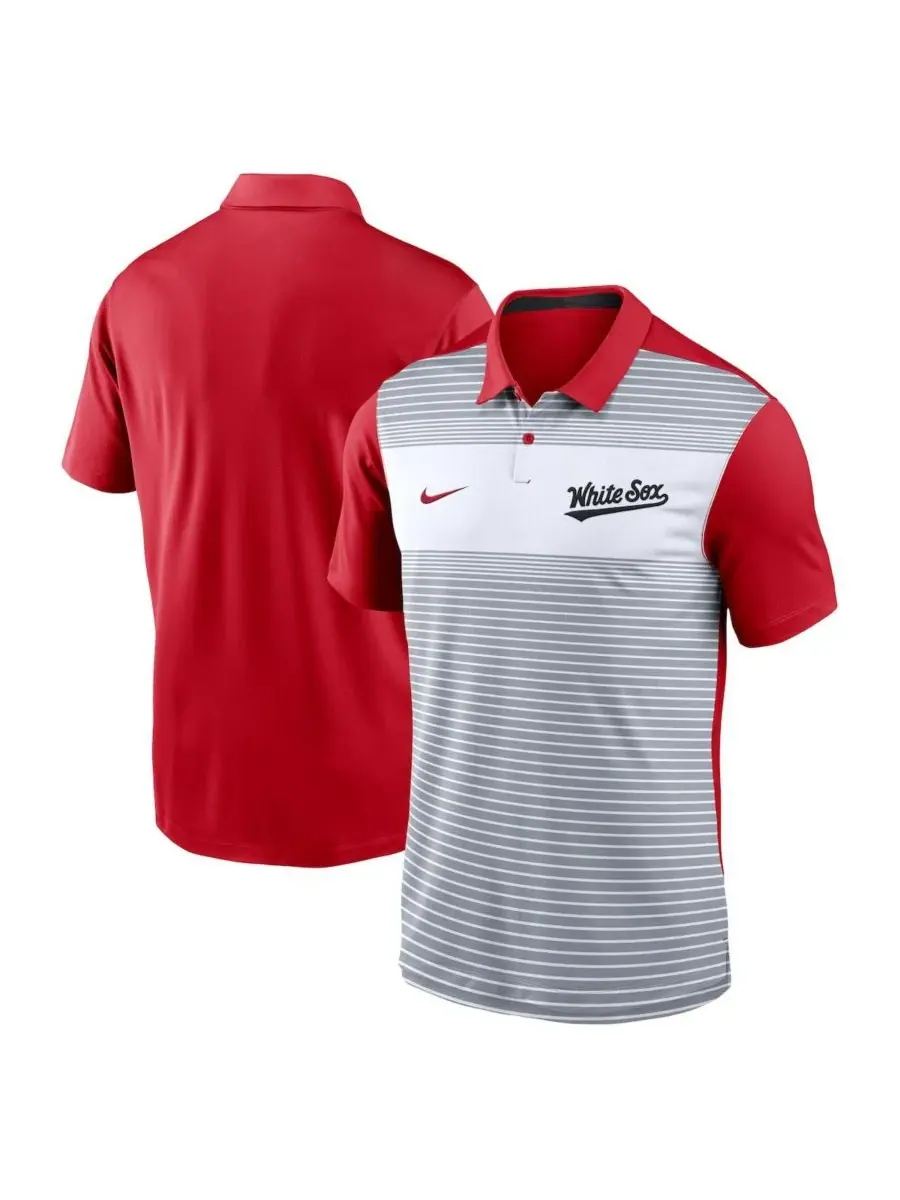 Nike Мужская поло-рубашка Chicago White Sox 2025 City Connect Fashion Legacy Icon Vapor Performance — изображение 1 из 3