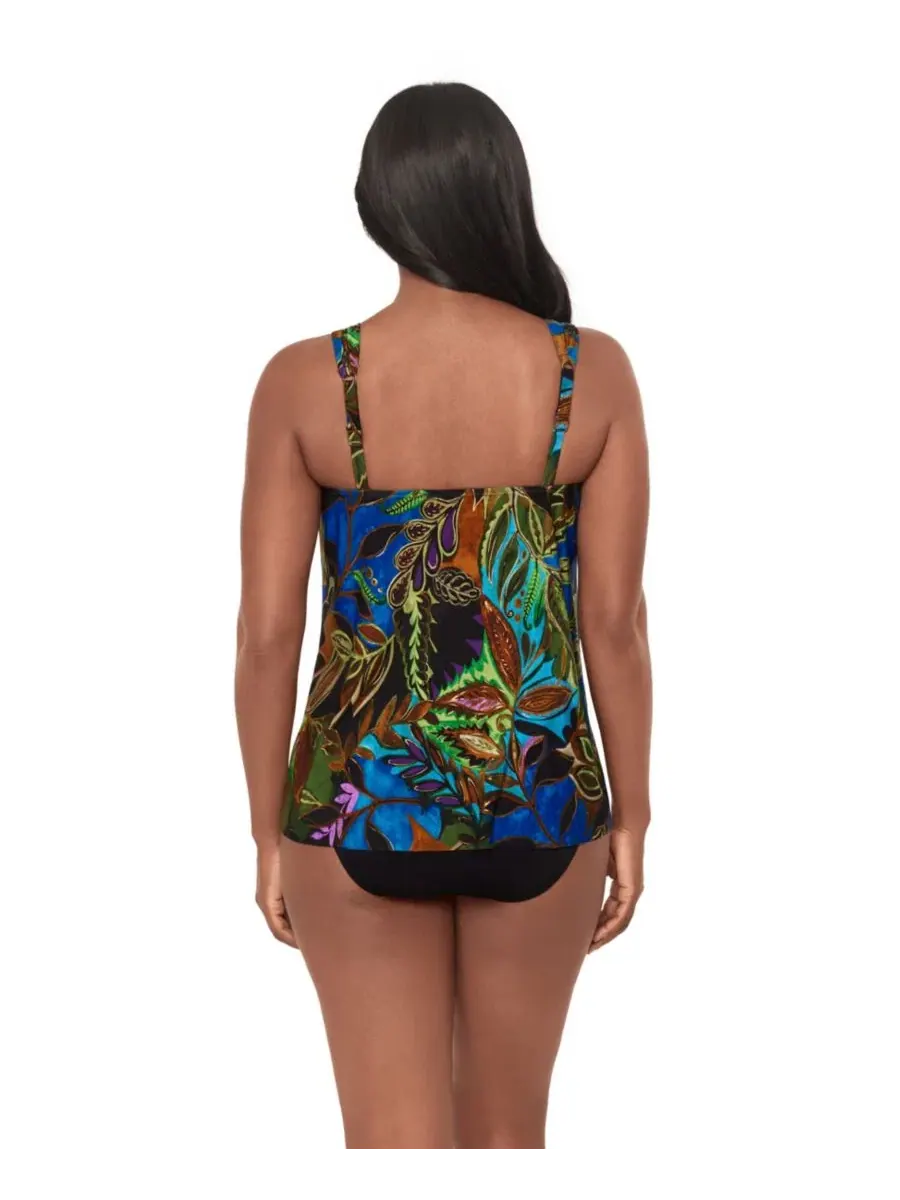 Танкини-топ с нижней поддержкой, модель Dazzle Miraclesuit, Amazonia — изображение 2 из 4