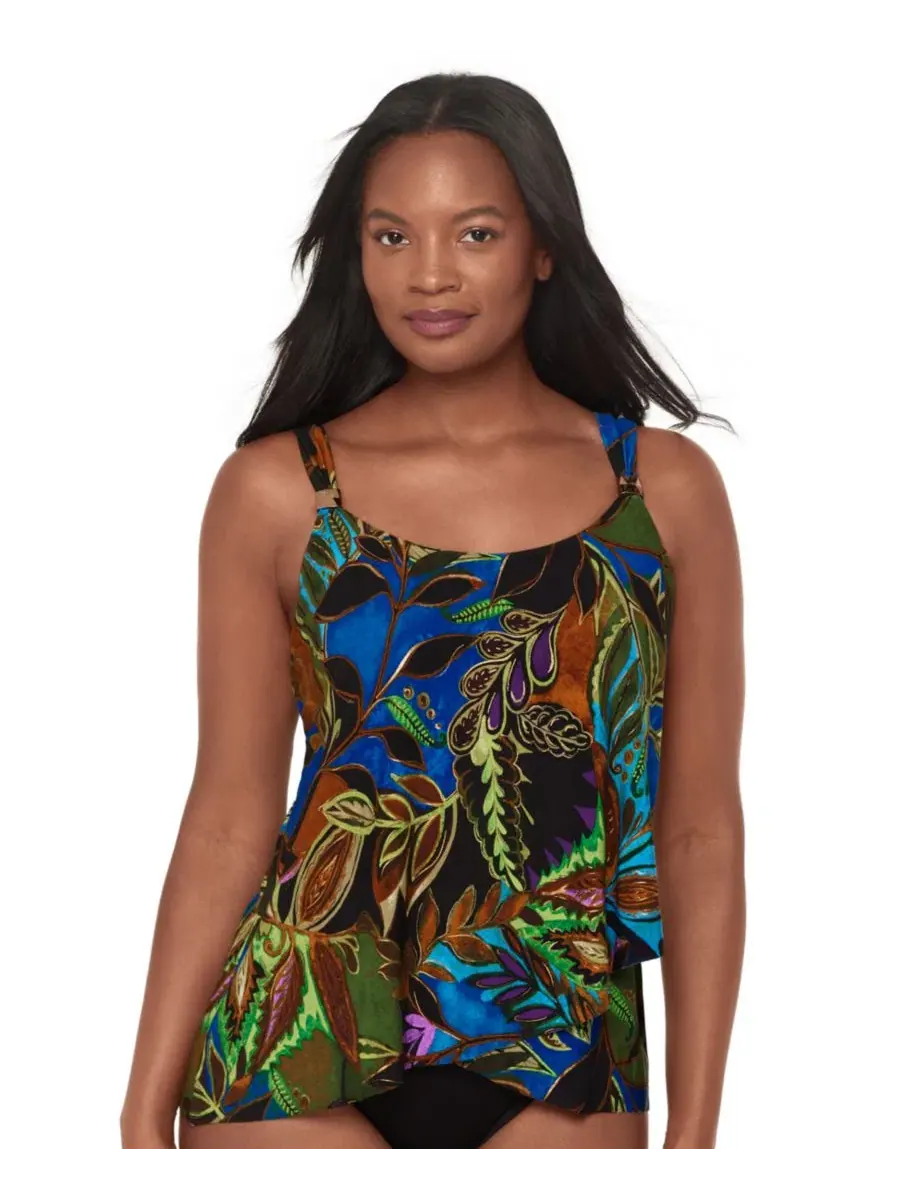 Танкини-топ с нижней поддержкой, модель Dazzle Miraclesuit, Amazonia — изображение 4 из 4