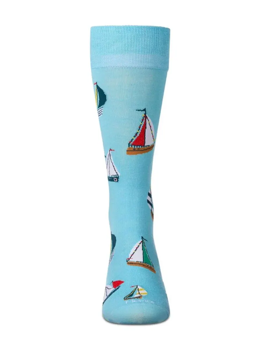Мужские носки Sail Away Novelty Crew Socks MeMoi, Capri Breeze — изображение 2 из 3