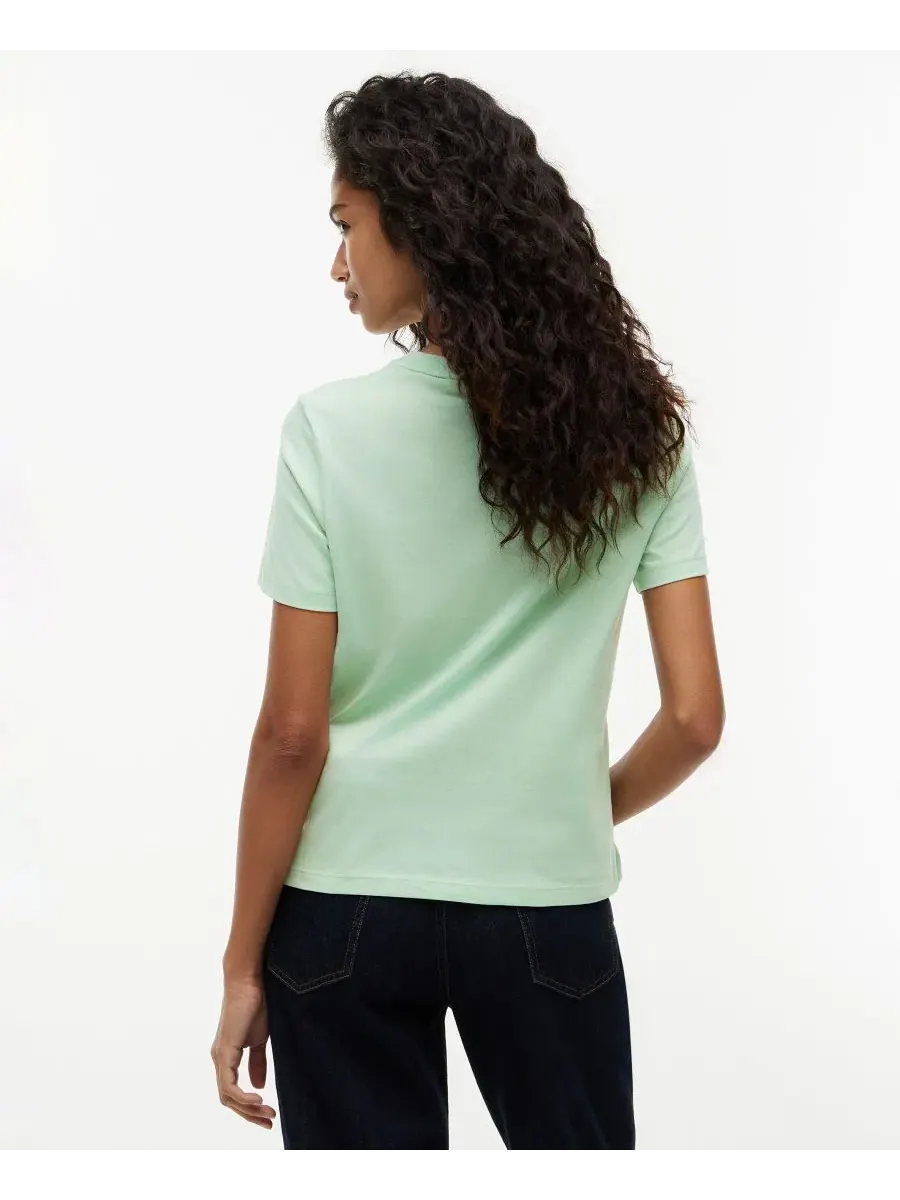 Футболка женская с круглым вырезом Tommy Hilfiger, Gentle Jade — изображение 4 из 4