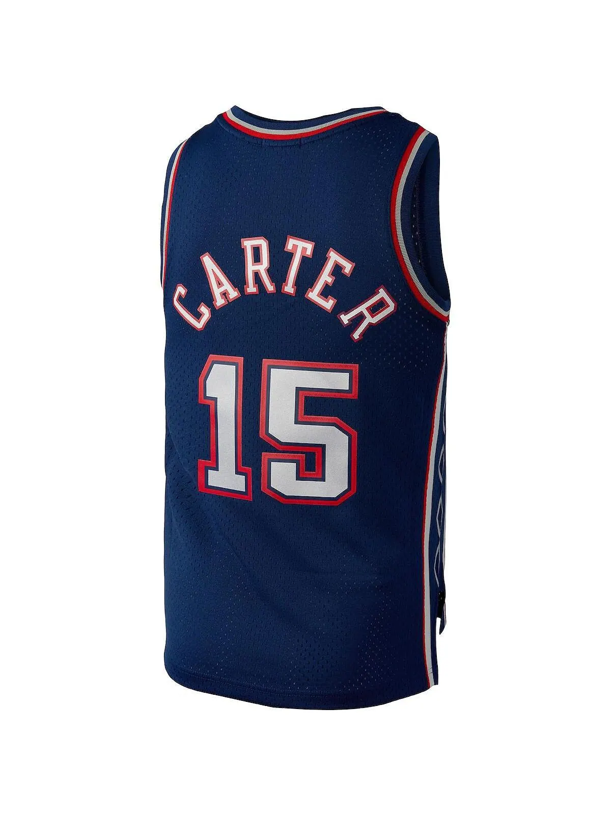 Женский темно-синий джерси Vince Carter New Jersey Nets Hardwood Classics 2006 Swingman Mitchell & — изображение 3 из 3