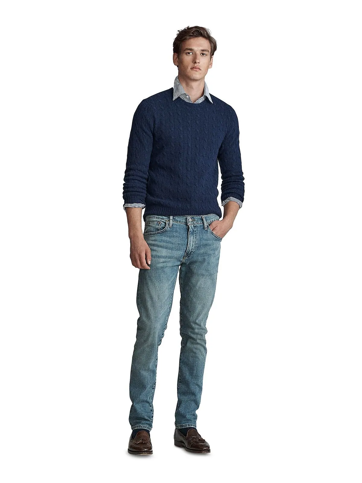 Мужские узкие эластичные джинсы Sullivan Polo Ralph Lauren — изображение 4 из 7