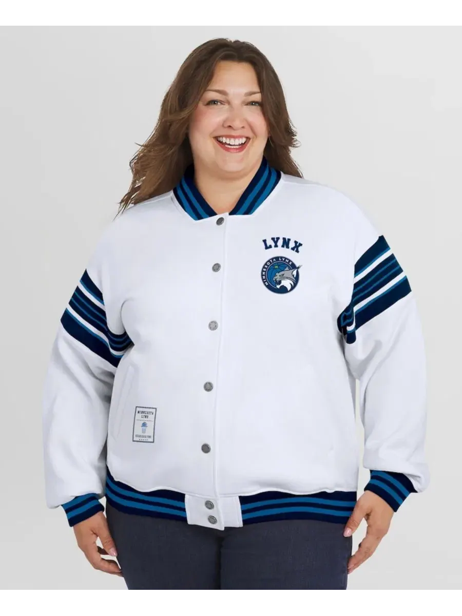 Женская флисовая куртка-свитшот на полной застежке WNBA, модель Full-Snap Fleece Sweatshirt Jacket — изображение 4 из 5