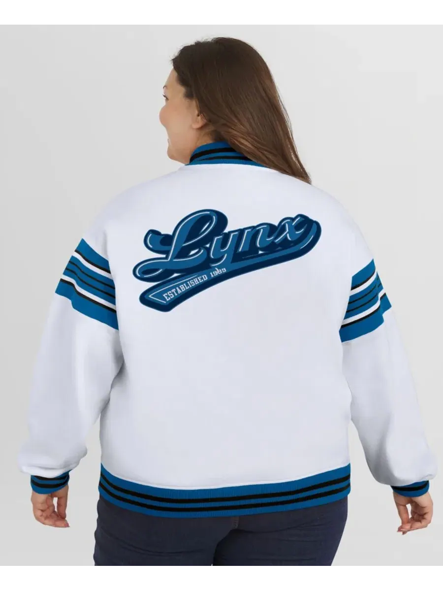Женская флисовая куртка-свитшот на полной застежке WNBA, модель Full-Snap Fleece Sweatshirt Jacket — изображение 5 из 5