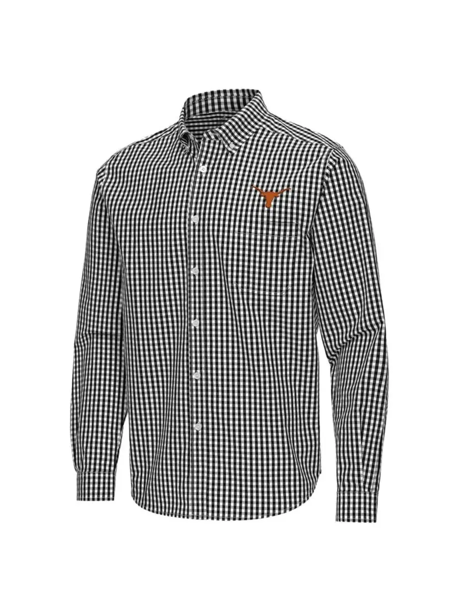 Мужская рубашка Ellis Woven Button-Down Antigua — изображение 2 из 3, черный