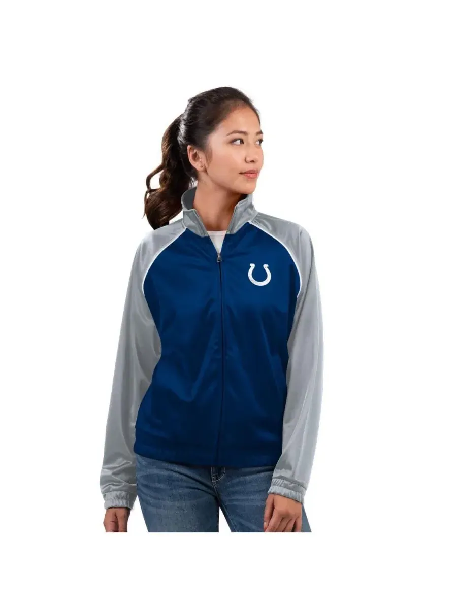 Женская спортивная куртка Royal Indianapolis Colts Replay на молнии G-III 4Her by Carl Banks — изображение 1 из 2